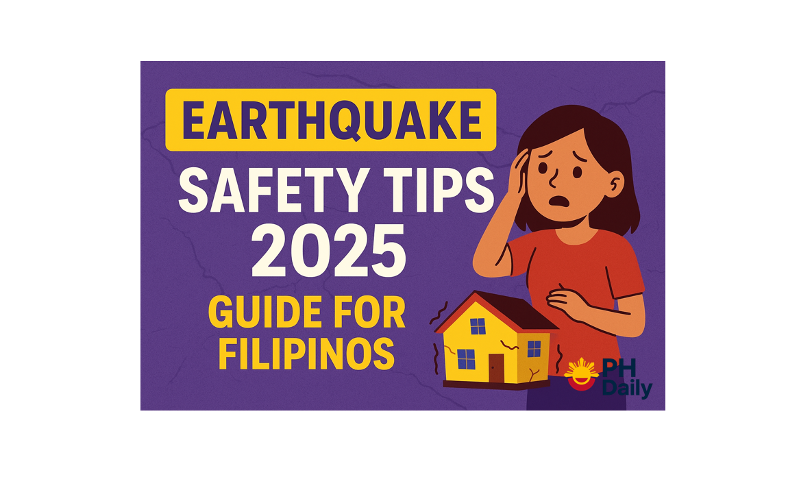Earthquake Safety Tips (2025 Guide for Filipinos)