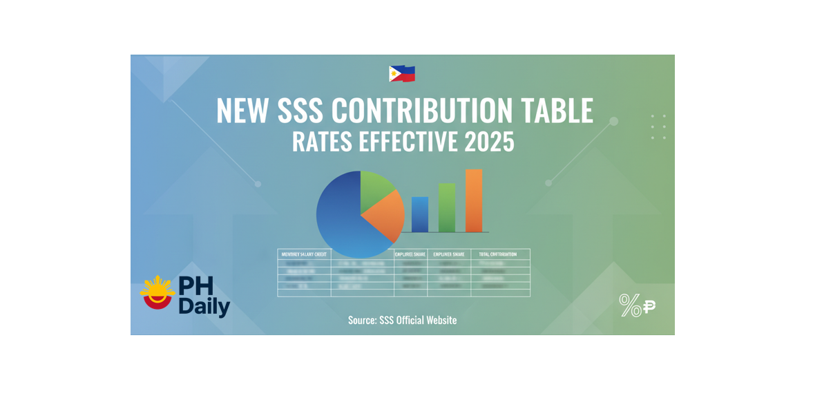 New SSS Contribution Table – Rates Effective 2025